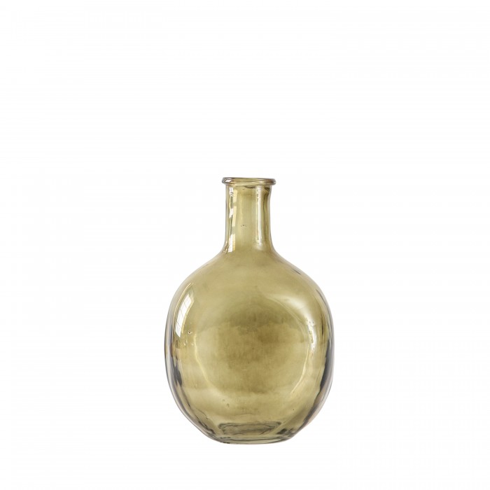 Burwell Bottle Vase Green Small