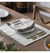 Ombre Ribbed Placemat Natural