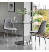 Fielding Dining Table Clear Glass