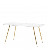 Evans Dining Table White Effect