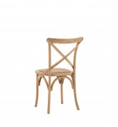 Cafe Chair Natural Rattan (2pk)